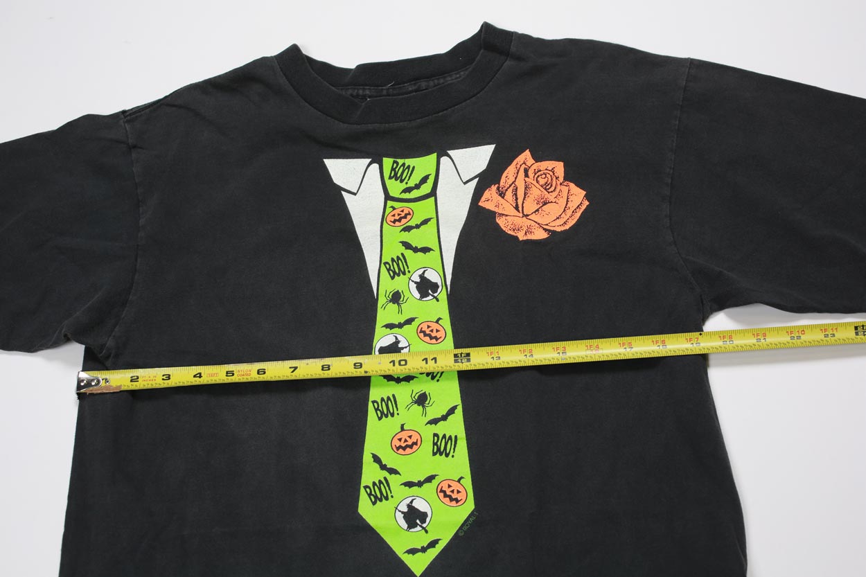 Vintage Stanley Desantis Halloween Tie 90s Tee L