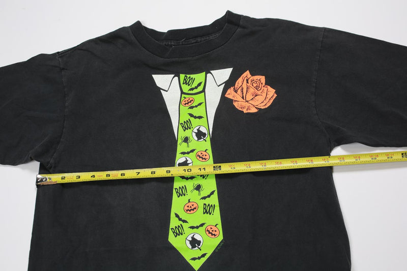 Vintage Stanley Desantis Halloween Tie 90s Tee L