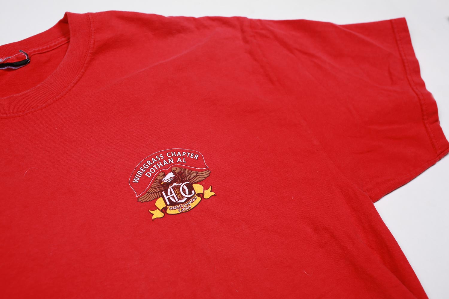 Vintage Harley Owners Group Tee Alabama Red XL