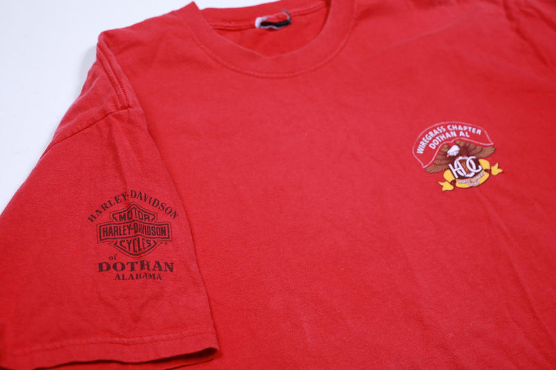 Vintage Harley Owners Group Tee Alabama Red XL
