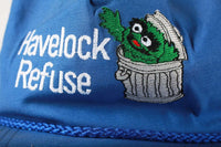 Vintage Oscar the Grouch Havelock Refuse Mesh Trucker Snapback Hat