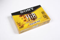 Vintage Sony Sealed Hi-8 Video Cassette Tape