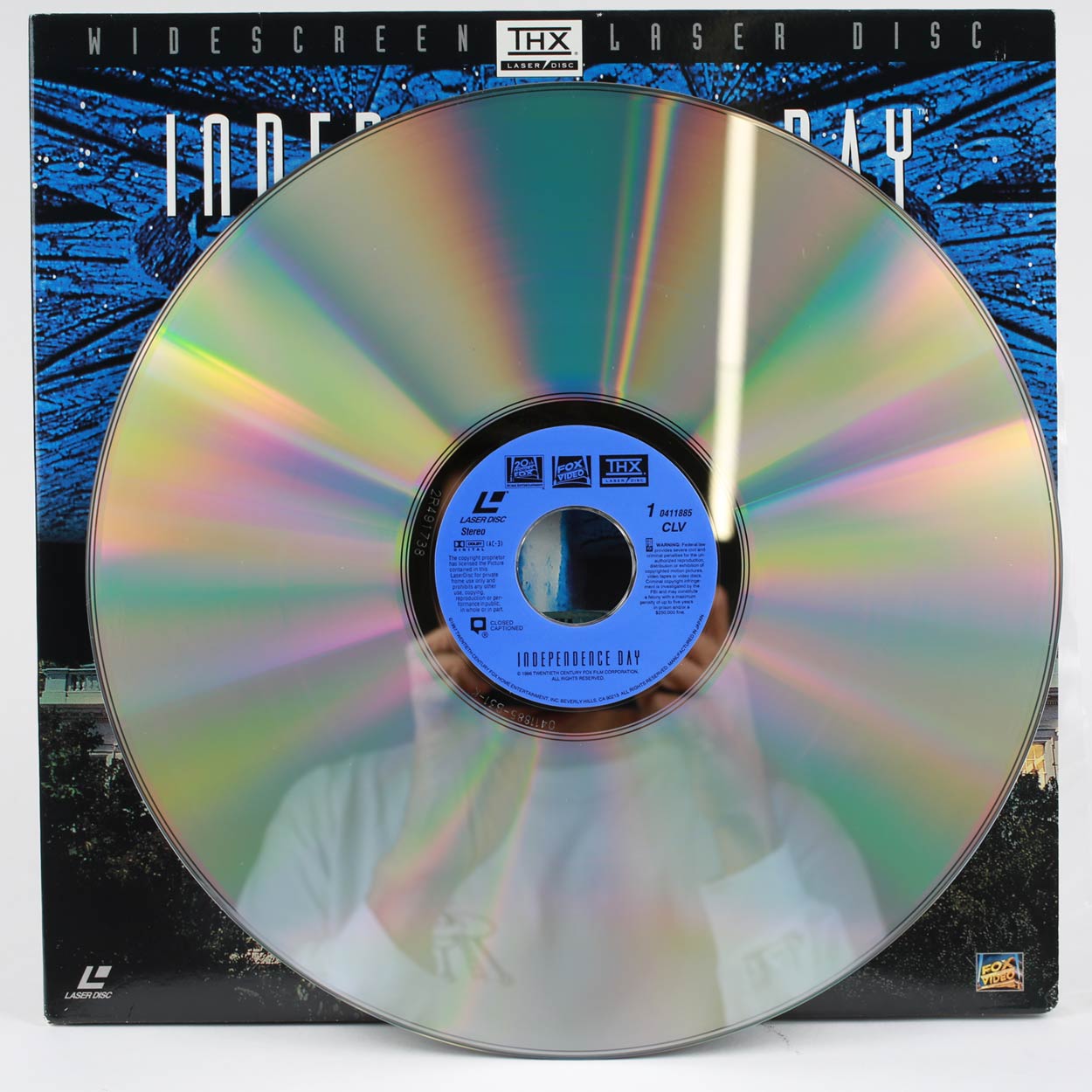 Vintage Independence Day Laserdisc Movie 1996