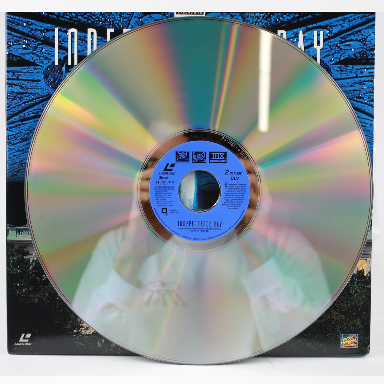 Vintage Independence Day Laserdisc Movie 1996