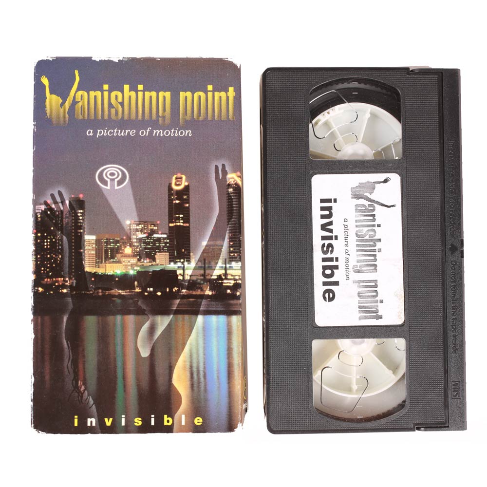 Vintage Invisible Skateboards "Vanishing Point" VHS Tape 1995