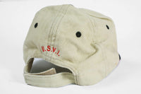 VINTAGE US VIRGIN ISLANDS STRAPBACK HAT CREAM BACK