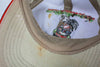 VINTAGE US VIRGIN ISLANDS STRAPBACK HAT CREAM BOTTOM DETAIL