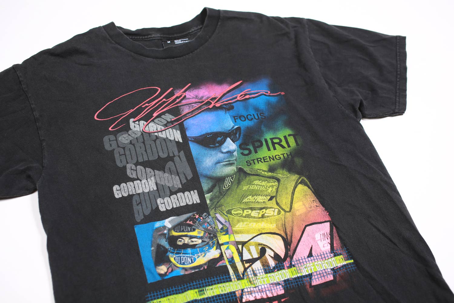 Vintage Jeff Gordon Nascar Chase Authentics Tee Black M
