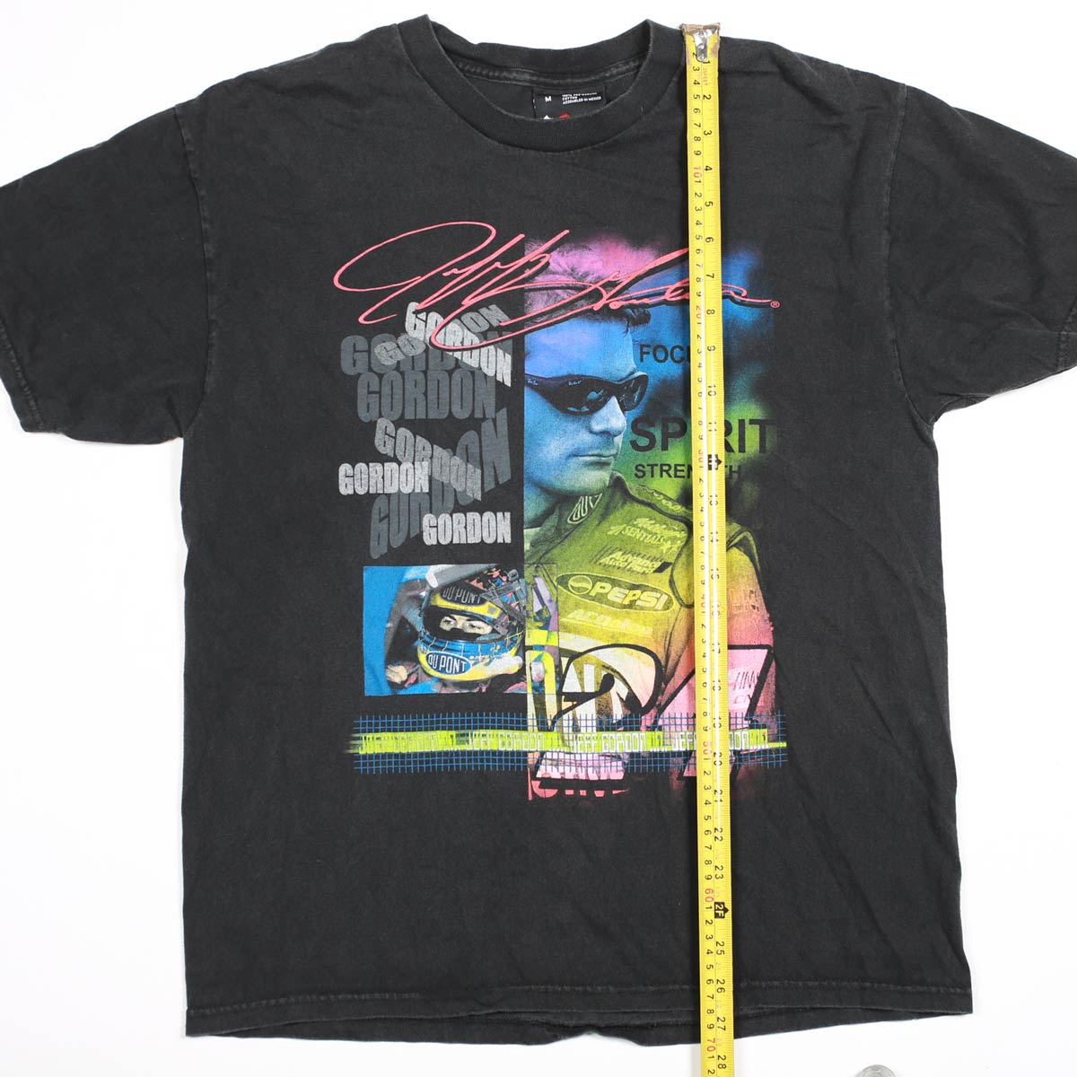 Vintage Jeff Gordon Nascar Chase Authentics Tee Black M