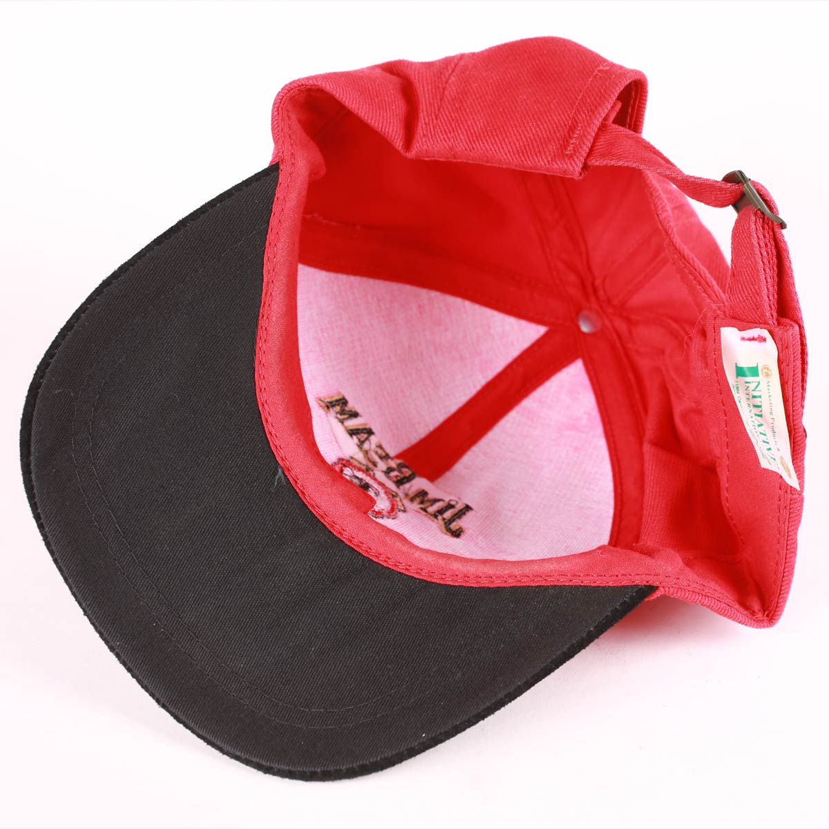 Vintage Jim Beam Strapback Cap Red/Black