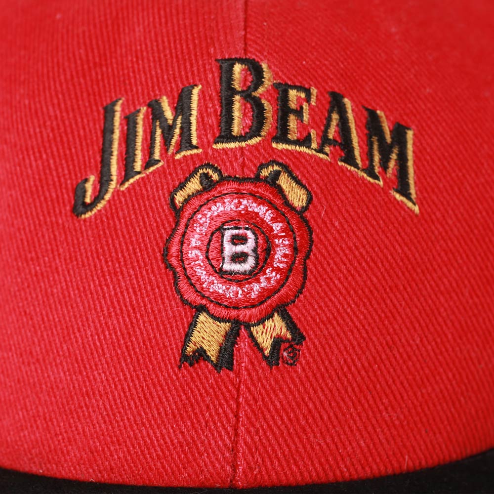 Vintage Jim Beam Strapback Cap Red/Black