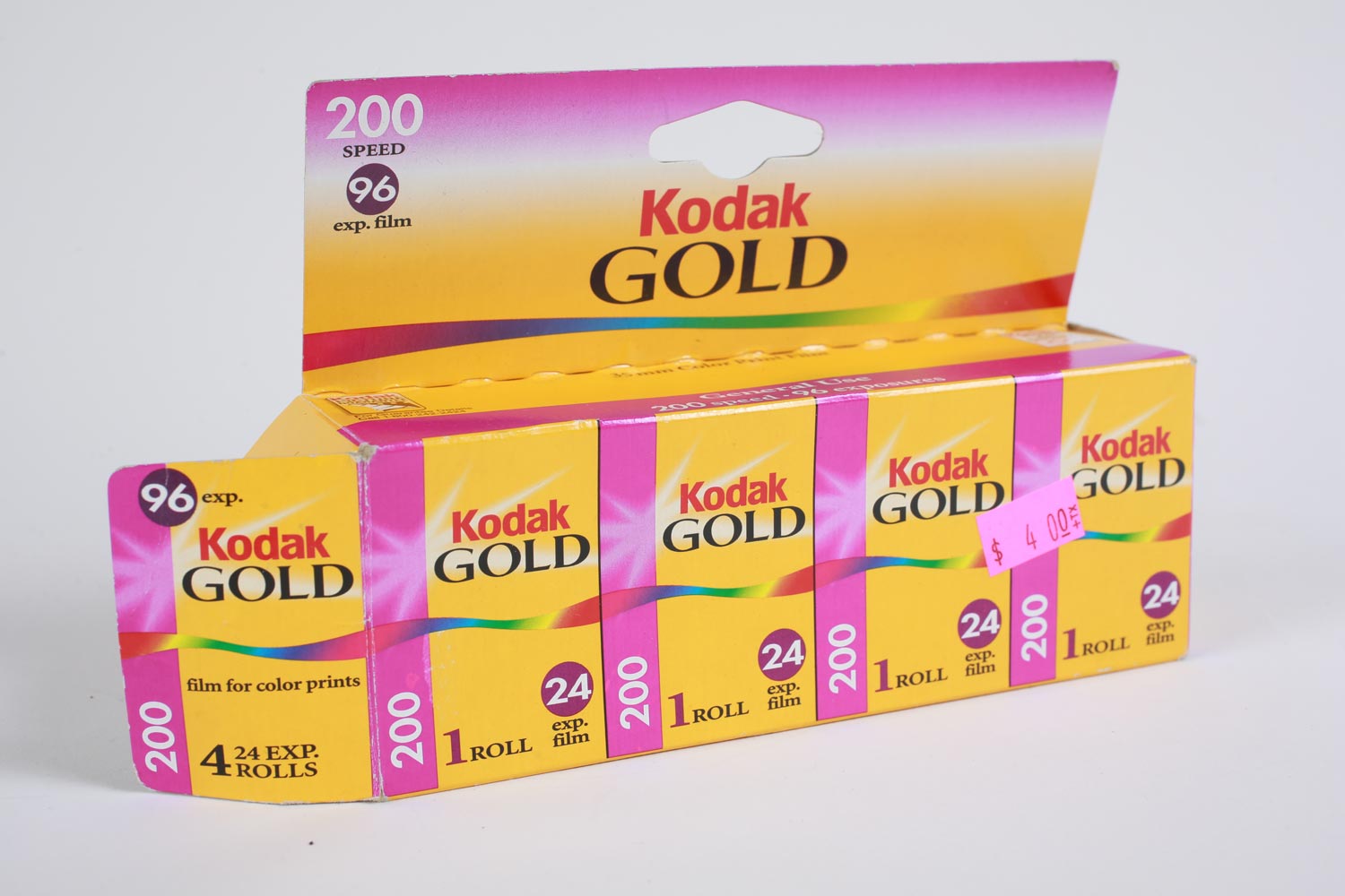 Vintage Kodak Gold 200 Abgelaufener 35mm Kamerafilm x 3