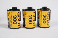 Vintage Kodak Gold 200 Abgelaufener 35mm Kamerafilm x 3