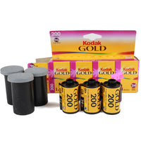 Vintage Kodak Gold 200 Abgelaufener 35mm Kamerafilm x 3