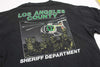 Vintage LA Sheriff's Department Single Stitch T-shirt Black XXL