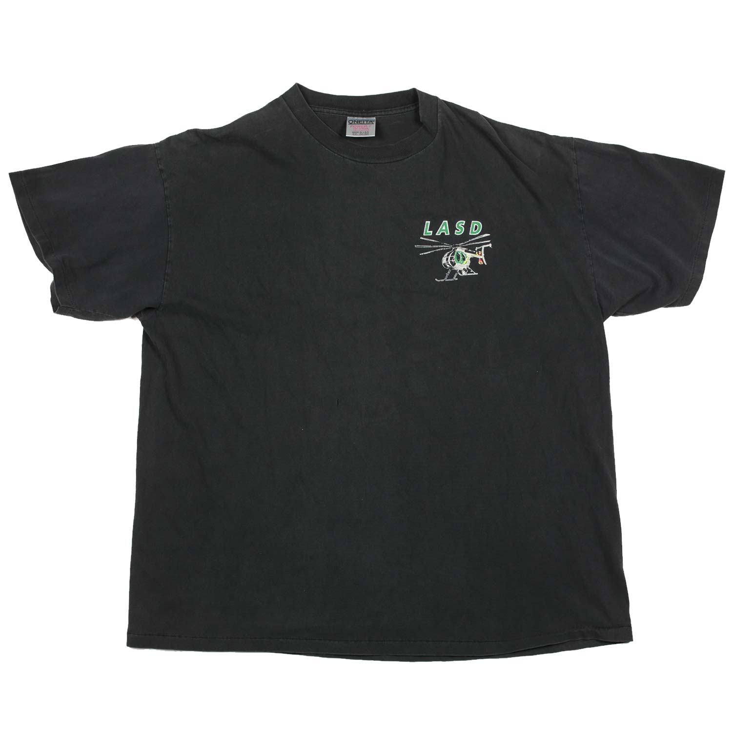 Vintage LA Sheriff's Department Single Stitch T-shirt Black XXL
