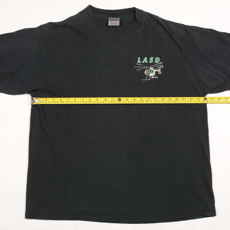 Vintage LA Sheriff's Department Single Stitch T-shirt Black XXL
