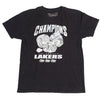 Vintage LA Lakers Champions Rings Tee Black L