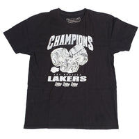 Vintage LA Lakers Champions Rings Tee Black L