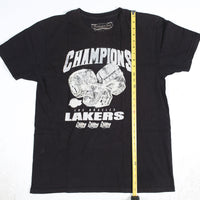 Vintage LA Lakers Champions Rings Tee Black L