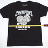 Vintage LA Lakers Champions Rings Tee Black L