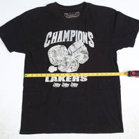 Vintage LA Lakers Champions Rings Tee Black L