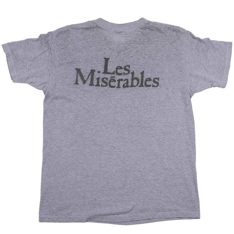 Vintage Les Miserables 1986 Theater Tee Heather Grey L
