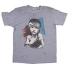 Vintage Les Miserables 1986 Theater Tee Heather Grey L