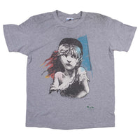 Vintage Les Miserables 1986 Theater Tee Heather Grey L