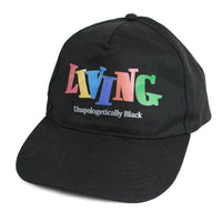 Vintage Living Unapologetically Black Dad Cap Strapback Hat