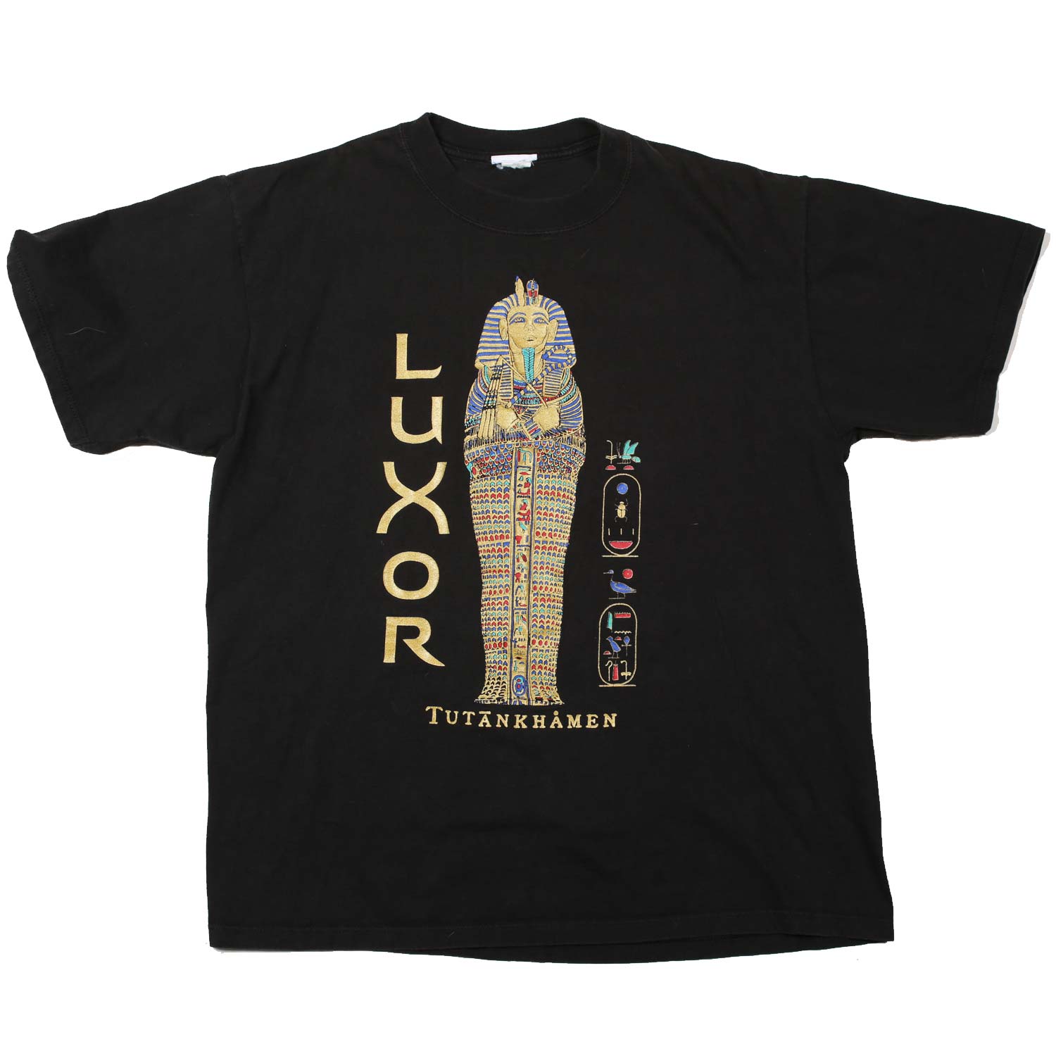 Vintage Luxor Hotel King Tut Tee Black L – THEORIES OF ATLANTIS