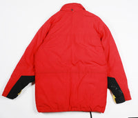 Vintage Marlboro Country Store Duck Down Jacket Red and Black S