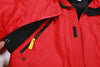 Vintage Marlboro Country Store Duck Down Jacket Red and Black S