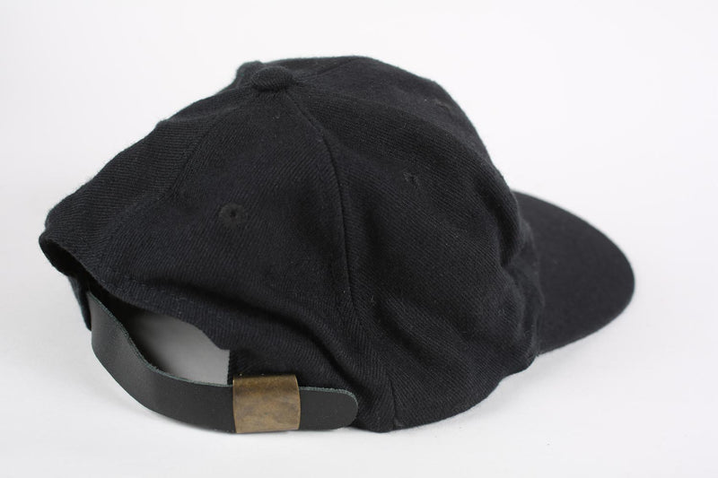 Vintage 90's Marlboro Embroidered Strap Back Hat Black
