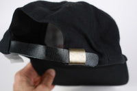 Vintage 90's Marlboro Embroidered Strap Back Hat Black