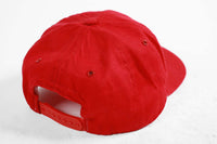 Vintage Marlboro Racing Team Embroidered Snapback Hat Red