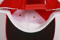 Vintage Marlboro Racing Team Embroidered Snapback Hat Red
