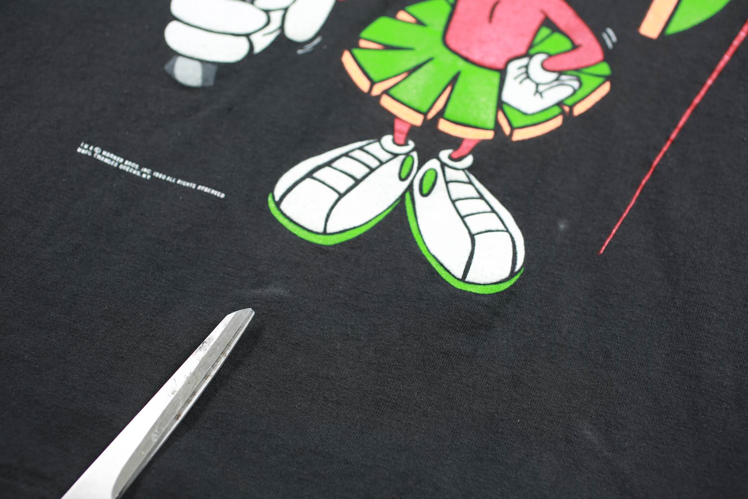 Vintage Marvin the Martian Tee Black S