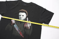 Vintage Michael Myers Middle Finger T-Shirt L
