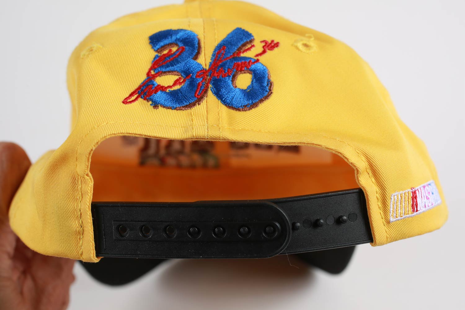 Vintage M&M's Racing Snapback NASCAR Hat Yellow/Black