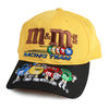 Vintage M&M's Racing Snapback NASCAR Hat Yellow/Black