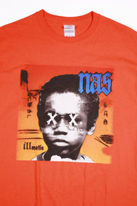 Vintage Nas Illmatic T Shirt Orange M