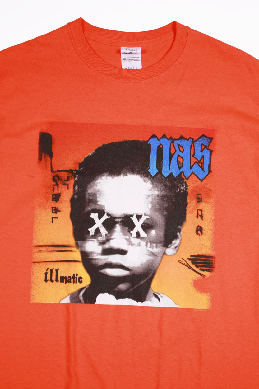 Vintage Nas Illmatic T Shirt Orange M