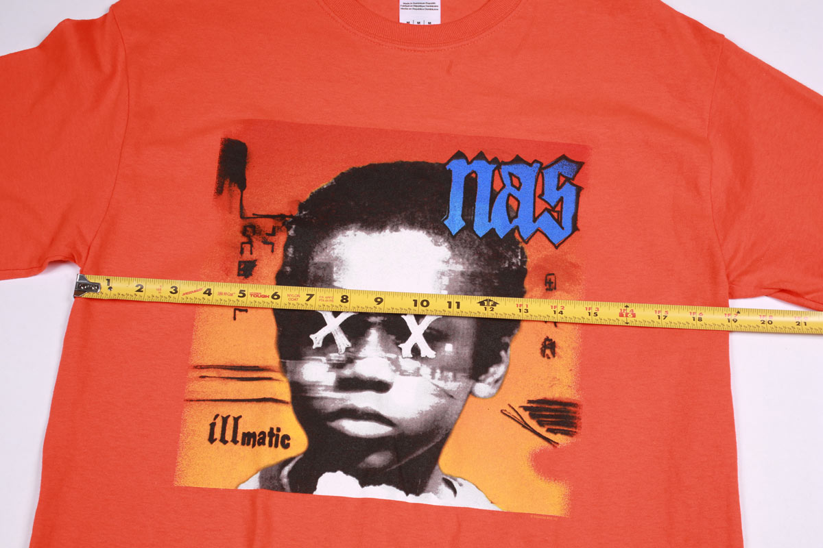 Vintage Nas Illmatic T Shirt Orange M