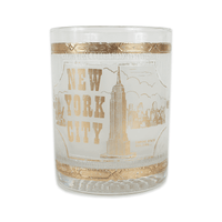 Vintage New York City Scotch Glass (World Trade Center and Statue of Liberty)