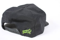 Vintage Newport Cigarettes Pleasures Nylon Snapback Hat Black