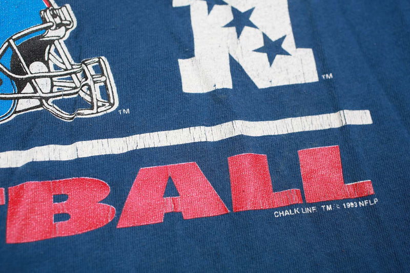 Vintage NY Giants Double-Sleeve 1993 NFL Tee Blue L