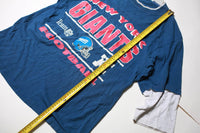 Vintage NY Giants Double-Sleeve 1993 NFL Tee Blue L
