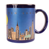 Vintage New York City Twin Towers Coffee Mug Navy