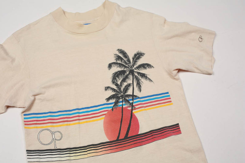 Vintage 1980's Ocean Pacific Tee Cream S